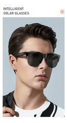 Smart Bluetooth V5.3 Sunglasses – HIFI Audio Glasses with Built-In Headphones & UV Protection