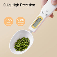 "Digital Weighing Spoon Scale – Adjustable LCD Measuring Tool for Coffee, Food, Flour, Powder, and Baking"