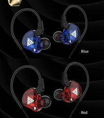 "QKZ AK6 Wired Earphones – 3.5mm HiFi Sound Quality Gaming Headset, Bass-Boosted Earbuds for Gamers"