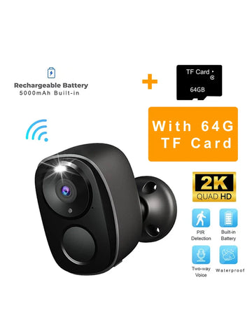 Wi-Fi Outdoor Camera with AI Motion