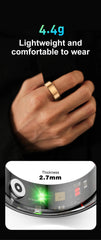 "2024 COLMI R02 Smart Ring – Health Monitor with Charging Case, 39-Day Battery Life, 5ATM Waterproof for Men & Women"