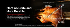 “Wireless Bluetooth" Dual Probe Meat Thermometer