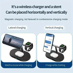 MagSafe 4-in-1 Foldable Wireless Charger for iPhone & Apple Devices