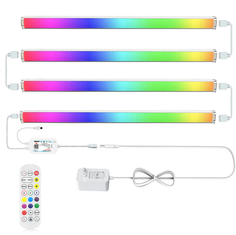 "DC 12V 30CM Smart RGB LED Cabinet Light – Tuya WiFi Dimmable Strip with APP & Voice Control for Kitchen, Wardrobe, Room Decor"