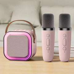 K12 Portable Bluetooth Karaoke Machine with Wireless Microphones