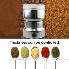 Compact Coffee Bean & Spice Grinder – Ultra-Fine Electric Crusher for Wet and Dry Ingredients