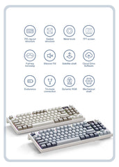K86 Wireless Mechanical Keyboard – Hot-Swappable, Screen & Volume Knob