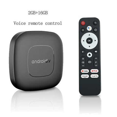 "Smart TV Box Android 13 – Allwinner H313 Quad‑Core, HDR10+, Netflix & Chromecast, 2.4G/5G Wi‑Fi, BT 5.0 Media Player (2 GB/16 GB)"