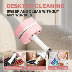 Mini Wireless Electric Desktop Vacuum Cleaner – Handheld Keyboard & Ash Dust Remover