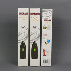 Three boxes of Capuomo Baker coffee maker on a gray background
