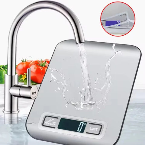 Digital Kitchen Scale 5kg/1g Stainless Steel