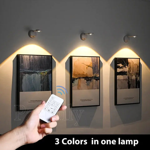 "Wireless Night Light with Motion Sensor – USB LED Wall Lamp for Kitchen, Bedroom, Living Room, and Mural Indoor Lighting"