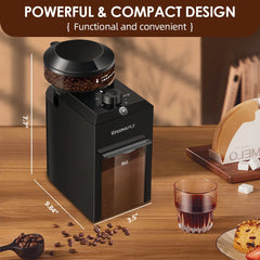 "Electric Burr Coffee Grinder – 28 Settings for Espresso, French Press, Drip"