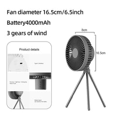 Wireless Rechargeable Portable Fan