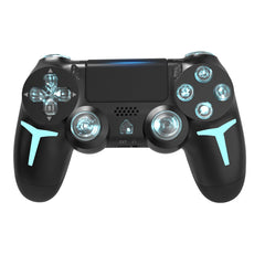 "GAMINJA RGB Wireless Game Controller – LED Bluetooth Gamepad with 6-Axis Gyroscope & Dual Vibration for PS4, PS3, PC & Console"