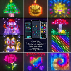 "Smart RGB LED Curtain Lights – App-Controlled, Dimmable"