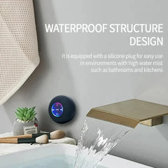 Portable Bluetooth Waterproof Speaker with LED Lights