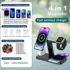 MagSafe 4-in-1 Foldable Wireless Charger for iPhone & Apple Devices