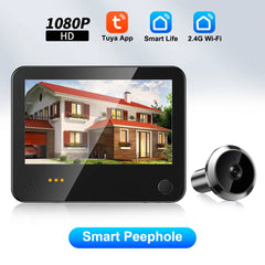 WSDCAM 3MP Smart Wi-Fi Peephole Door Camera