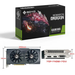 SOYO Radeon RX580 8GB GDDR5 Graphics Card