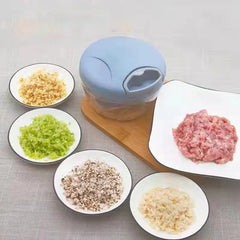 Multifunctional Manual Food Chopper – Ginger, Garlic, Vegetable & Meat Grinder with Minimalist Design