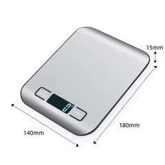 Digital Kitchen Scale 5kg/1g Stainless Steel