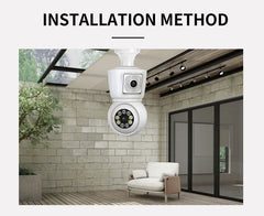ICSEE 4K 8MP E27 Wi-Fi Camera with Auto Tracking