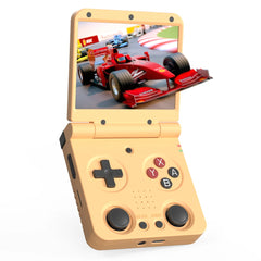"MIYOO Flip V2 Retro Handheld Game Console – 3.5'' IPS Screen, Metal Hinge, Dual Analog Sticks, Portable Gaming Device Gift"