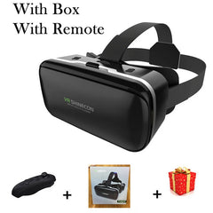 "VR Shinecon 10.0 Virtual Reality Helmet – 3D Glasses Headset for Smartphone, Video Games, Binocular VR Goggles"