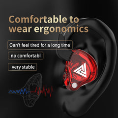 "QKZ AK6 Wired Earphones – 3.5mm HiFi Sound Quality Gaming Headset, Bass-Boosted Earbuds for Gamers"