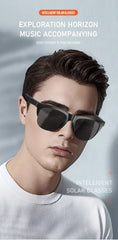 Smart Bluetooth V5.3 Sunglasses – HIFI Audio Glasses with Built-In Headphones & UV Protection