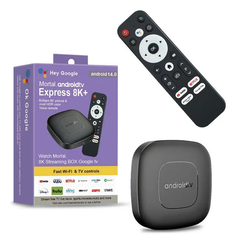 "Smart TV Box Android 13 – Allwinner H313 Quad‑Core, HDR10+, Netflix & Chromecast, 2.4G/5G Wi‑Fi, BT 5.0 Media Player (2 GB/16 GB)"