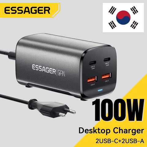 Essager 100W USB-C GaN Charger Quick Charge