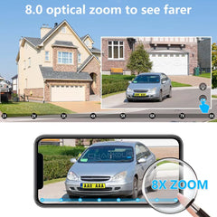 9MP Wi-Fi PTZ Security Camera with 8X Zoom