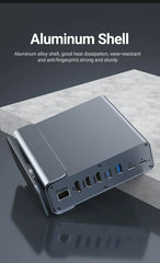 "15-in-1 USB-C Docking Station – Vertical 4K HD Hub with Triple Monitor Support, 1000Mbps RJ45, USB 3.0/2.0, PD 3.0, SD/TF, 3.5mm Audio for MacBook Pro"