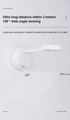 "Wireless Night Light with Motion Sensor – USB LED Wall Lamp for Kitchen, Bedroom, Living Room, and Mural Indoor Lighting"