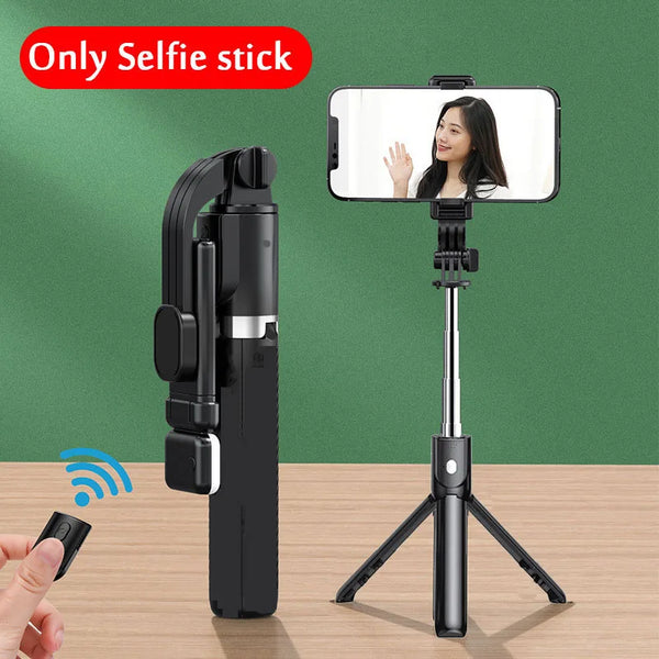 Portable Bluetooth Selfie Stick Tripod with Light