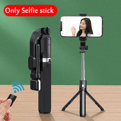 Portable Bluetooth Selfie Stick Tripod with Light
