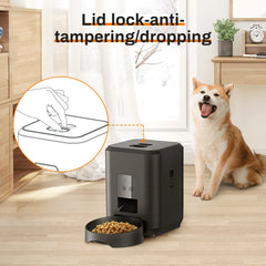 Smart Pet Food Dispenser – Timed Automatic Cat & Dog Feeder with Portion Control
