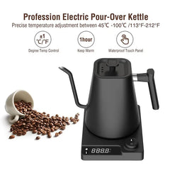 1200W Gooseneck Electric Kettle with Temp Control