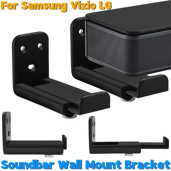 Universal Soundbar Wall Mount Bracket – Anti-Drop Design for Various Brands