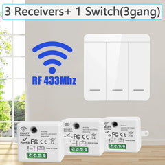 Smart Wall Switch for LED Lighting RF 433MHz