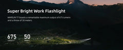 LED Keychain Flashlight – USB-C Rechargeable 800LM Mini Work Light