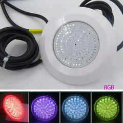 "12W DC12V RGB LED Pool Light – Bluetooth App-Controlled Underwater Spotlight for Fountain, Landscape, and Piscina Lighting