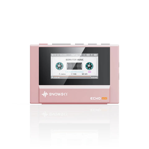 SnowSky Echo Mini – Retro HiFi MP3 Player with Dual DACs & Balanced Output
