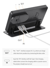 3-in-1 Wireless Charger for Samsung Galaxy Watch 6/5 Pro – Fast Charging Stand for Galaxy S24, S23, S22 with Alarm Clock
