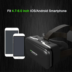 "VR Shinecon 10.0 Virtual Reality Helmet – 3D Glasses Headset for Smartphone, Video Games, Binocular VR Goggles"